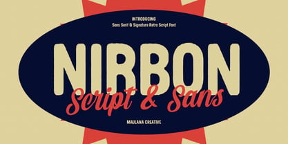 Nirbon Duo Font Poster 1