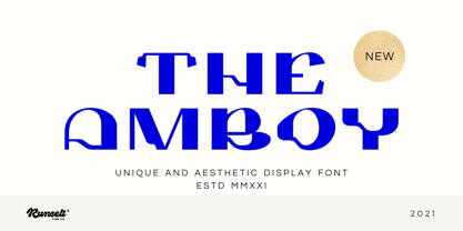 The Amboy Font Poster 1