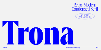 Trona Font Poster 1