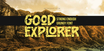 Good Explorer Font Poster 1