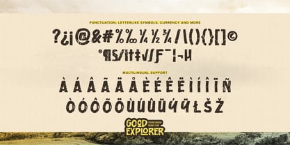 Good Explorer Font Poster 6