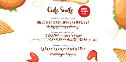 Cute Smile Font Poster 8