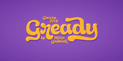 Gready Font Poster 1
