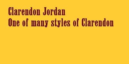 Clarendon Jordan Fuente Póster 5