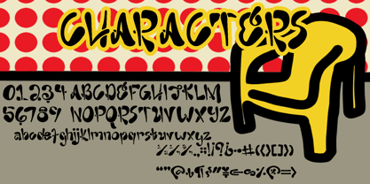 Gumball Machine Font Poster 3