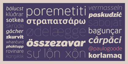 Banjax Font Poster 8