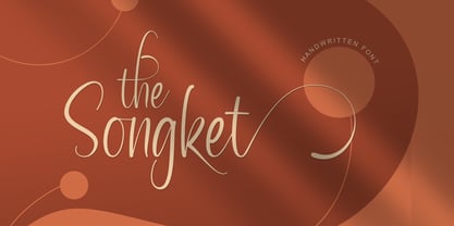 The Songket Font Poster 1