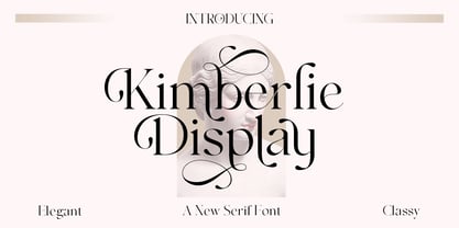 Kimberlie Display Font Poster 1