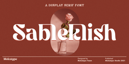 Sableklish Font Poster 1