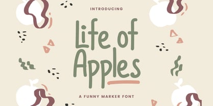 Life Of Apple Font Poster 1