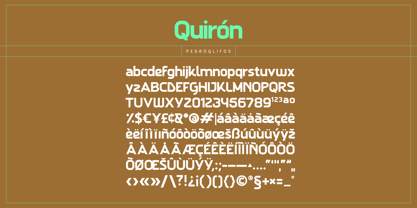 Quiron Font Poster 6