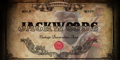 Jackwoods Font Poster 1