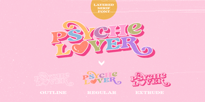 Psyche Lover Font Poster 8