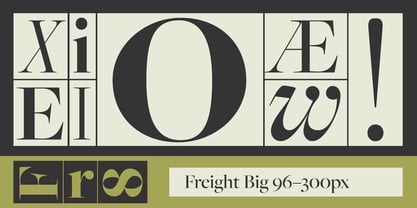 Freight Big Pro Font Poster 1