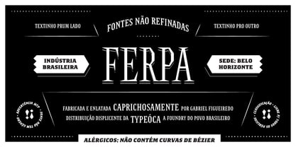 Ferpa Font Poster 3