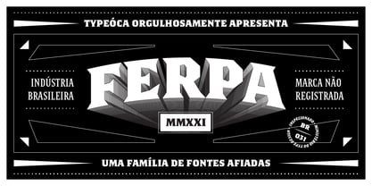 Ferpa Font Poster 1