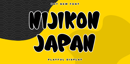 Nijikon Japan Font Poster 1