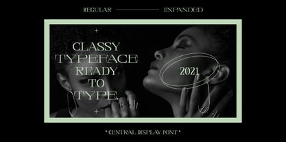 Central Display Font Poster 3