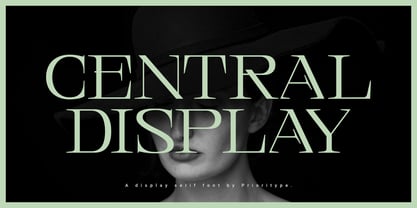 Central Display Font Poster 1