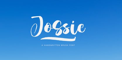 Jossie Font Poster 1