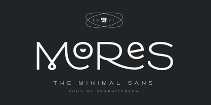 Mores Font Poster 1