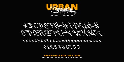 Urban Starblues Font Poster 5