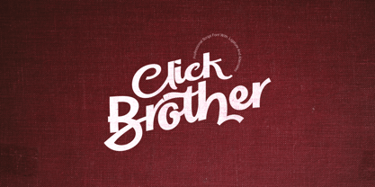 Click Brother Font Poster 1