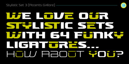 Accelerator Font Poster 9