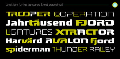 Accelerator Font Poster 6