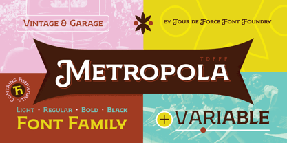Metropola Font Poster 1