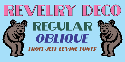 Revelry Deco JNL Font Poster 1