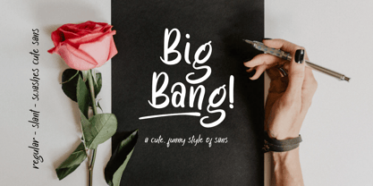 Big Bang Font Poster 1