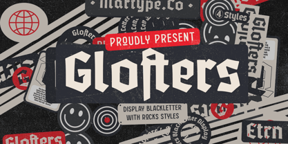 Glofters Font Poster 1