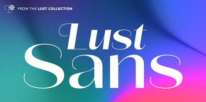 Lust Sans Font Poster 1