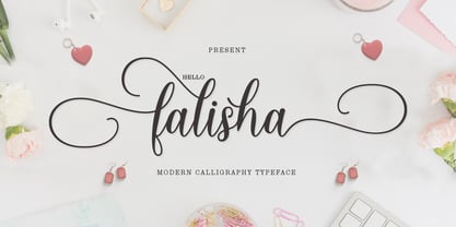 Hello Falisha Font Poster 1