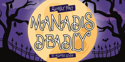 Manadis Deadly Font Poster 1