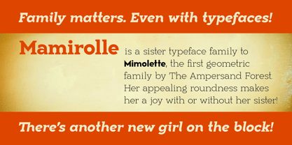 Mamirolle Font Poster 5