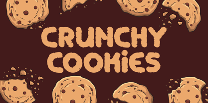 Crunchy Cookies Font Poster 1