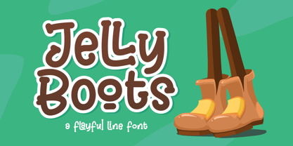 Jelly Boots Font Poster 1