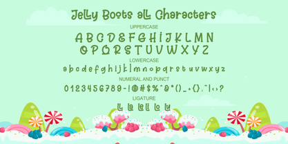 Jelly Boots Font Poster 8