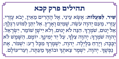 Hebrew Esther Tanach VF Font Poster 4
