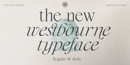 Westbourne Serif Font Poster 1