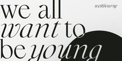 Westbourne Serif Font Poster 6