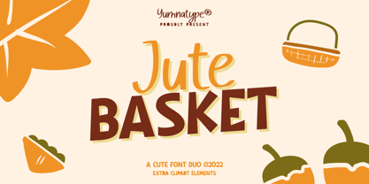 Jute Basket Font Poster 1