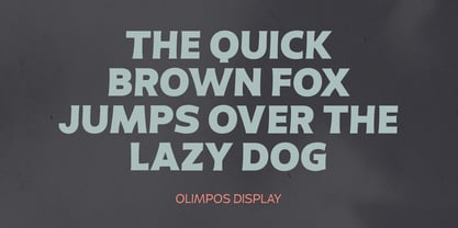 Olimpos Font Poster 3