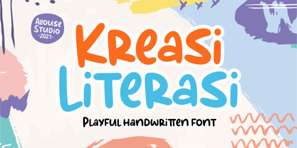 Kreasi Literasi Font Poster 1