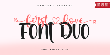 First love FD Font Poster 1