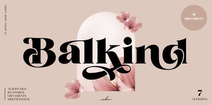 Balkind Font Poster 1