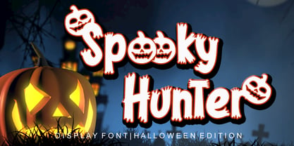 Spooky Hunter Fuente Póster 1