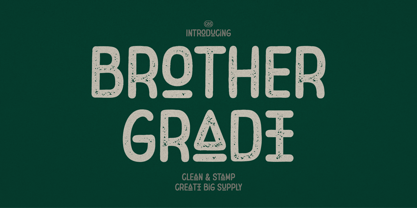 Brother Grade Font Poster 1